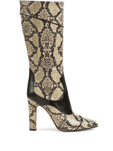 gucci snake shoes women|Gucci snakeskin boots.